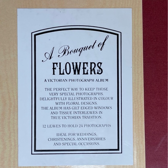 The Victorian Photograph Album - A BOUQUET OF FLOWERS -Vintage Hardback - Picture 4 of 6